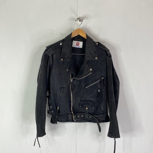 1992 Camel Moto Jean Jacket - Picture 1 of 16